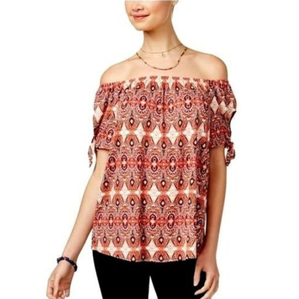 Pink Republic Women's Pink Off-the-Shoulder Top